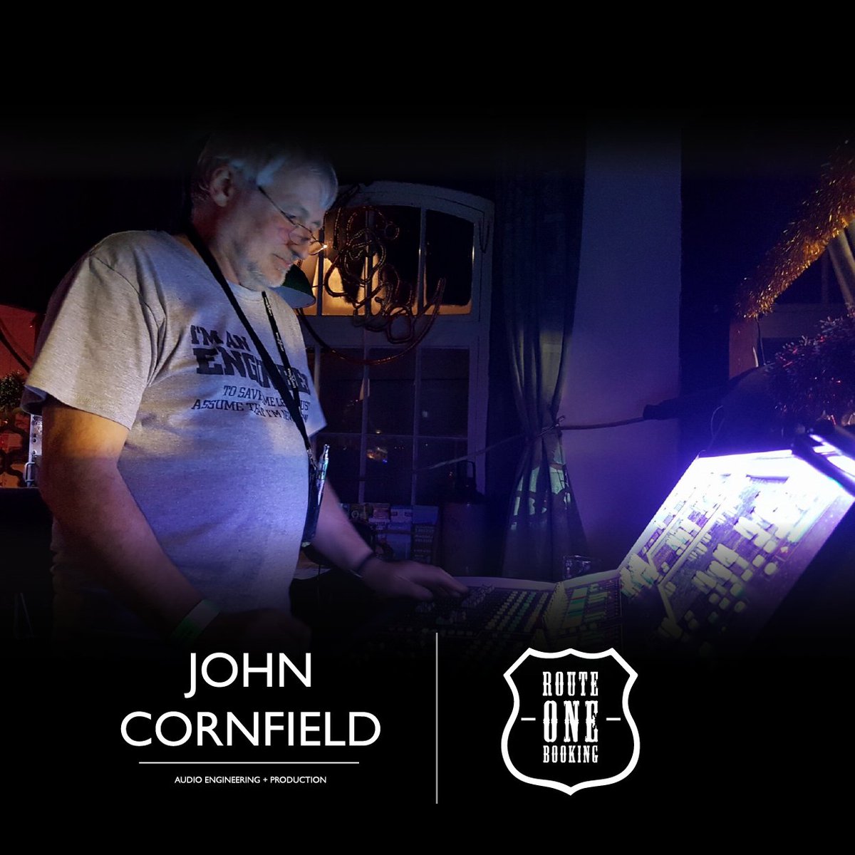 RouteOneBooking's tweet photo. Route One Booking are delighted to announce a new signing to our roster  in the form of the legendary John Cornfield Producer &amp; Sound Engineer.

feel free to look at Johns's bio our page https://t.co/IRoTGBJJbE

#routeonebooking #johncornfield https://t.co/WwdAuaq34Y