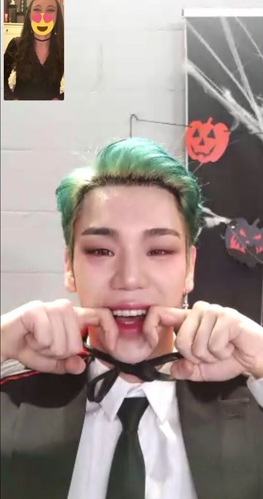 ACEinAlberta's tweet photo. I TALKED TO A.C.E TONIGHT!!! it was so much fun we were all dressed as vampires i’m so happy i got to see them 🥺 https://t.co/HDTXN8zbJF