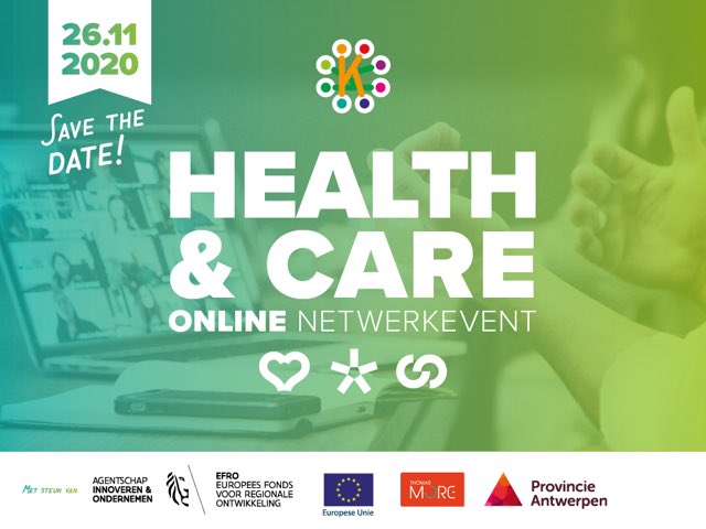 Schrijf je nu in voor ons online HCN-event op 26/11 #zorginnovatie #transitieverhalen  healthcarenetwork.be/events/ #EFRO
