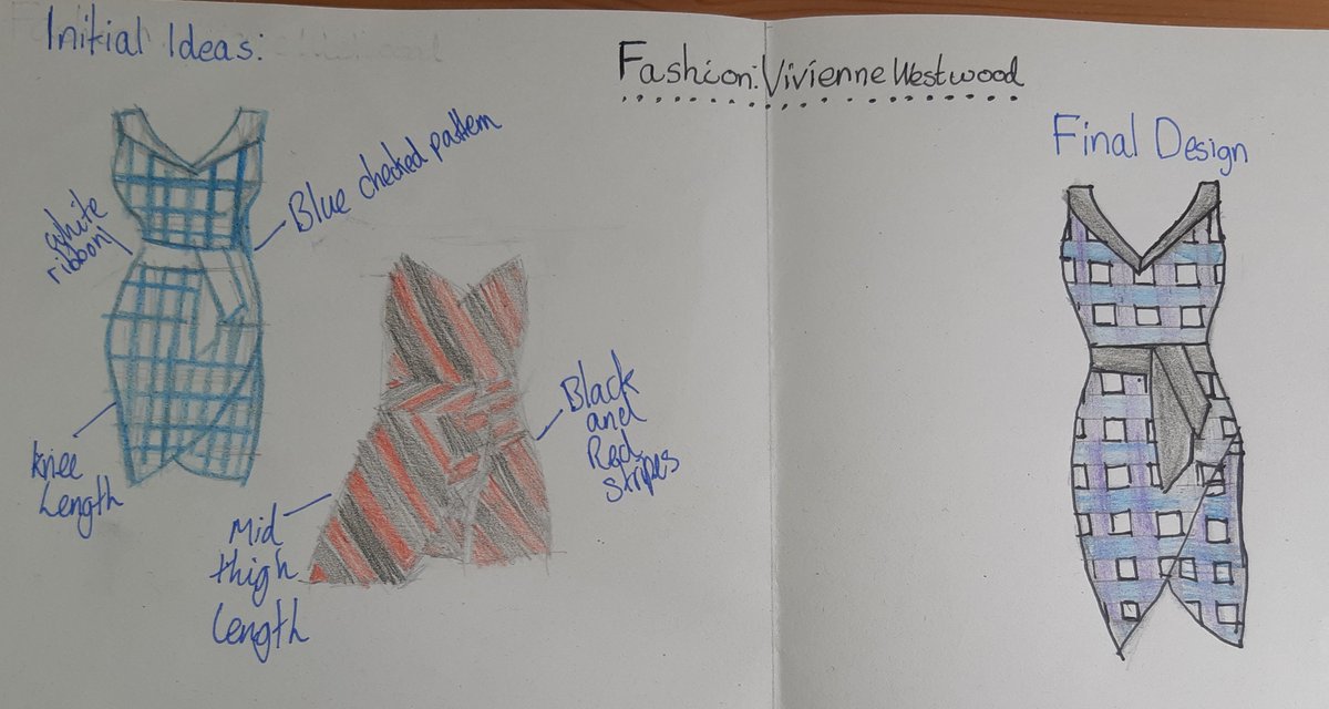 DesignEngLVC's tweet image. Lockdown throwbacks: 'Fashion Design' from our year 7's &amp;amp; 8's...