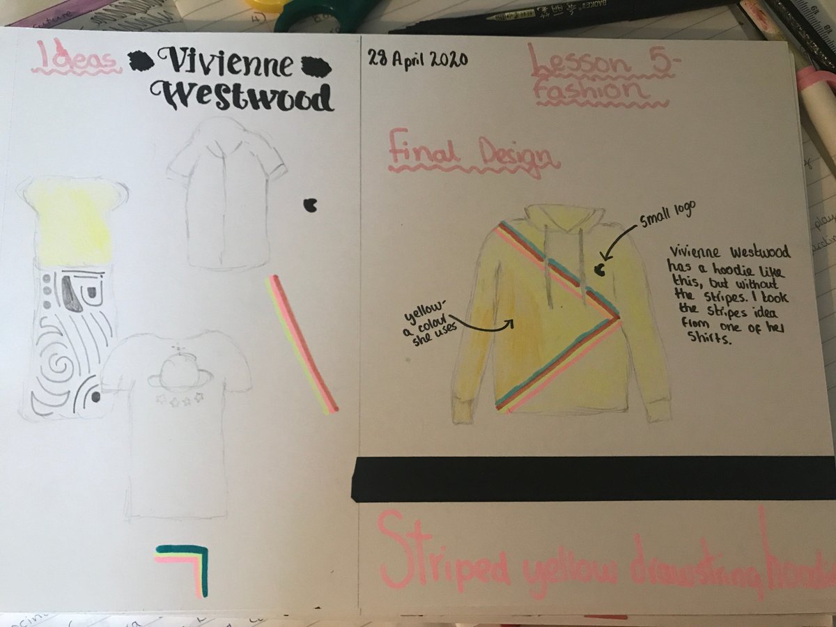 DesignEngLVC's tweet image. Lockdown throwbacks: 'Fashion Design' from our year 7's &amp;amp; 8's...