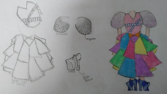 DesignEngLVC's tweet image. Lockdown throwbacks: 'Fashion Design' from our year 7's &amp;amp; 8's...