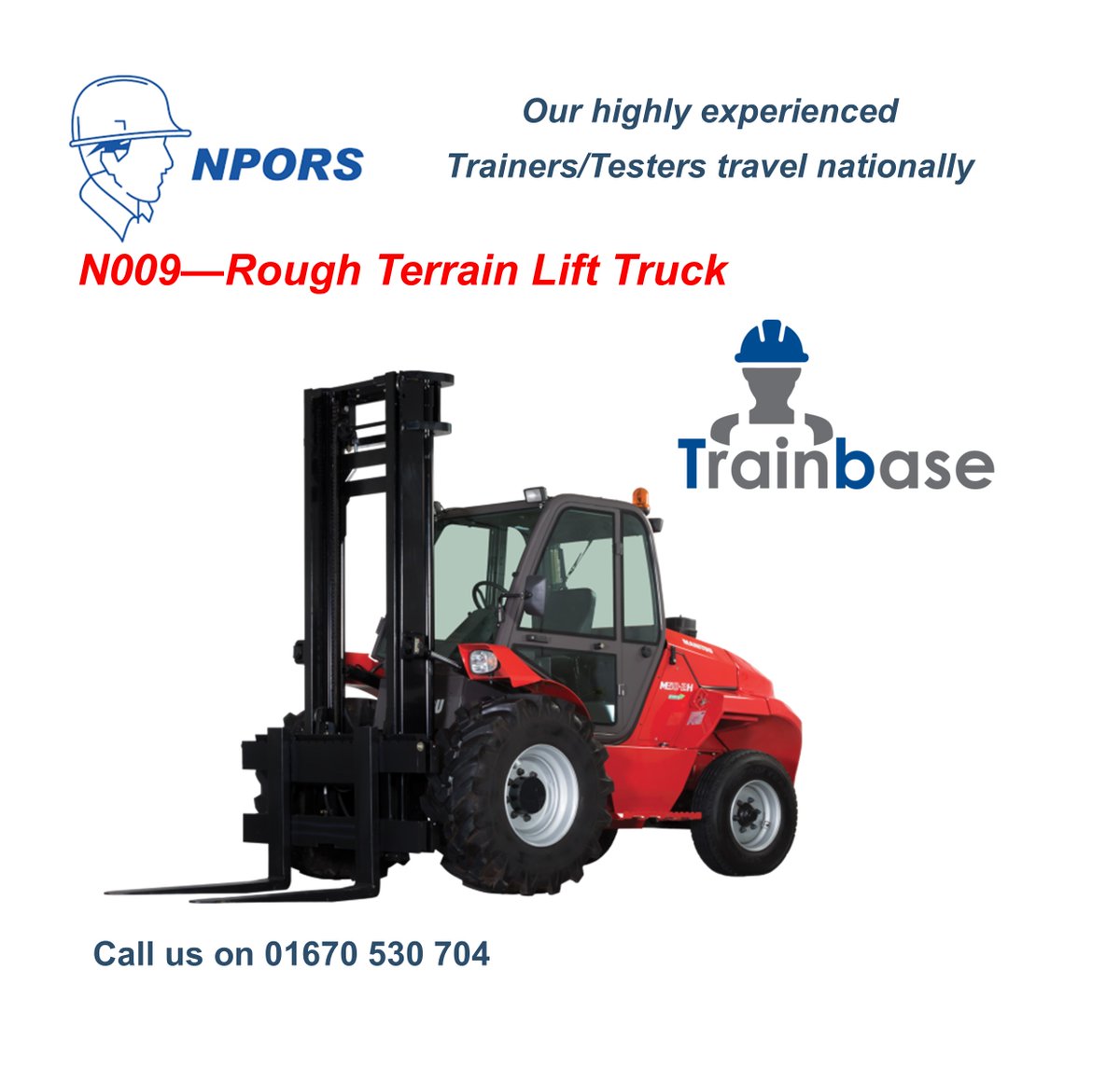 We can now offer Rough Terrain Training and Tests here at Trainbase.  Call us on 01670 530 704 for more informtion
#npors #Training