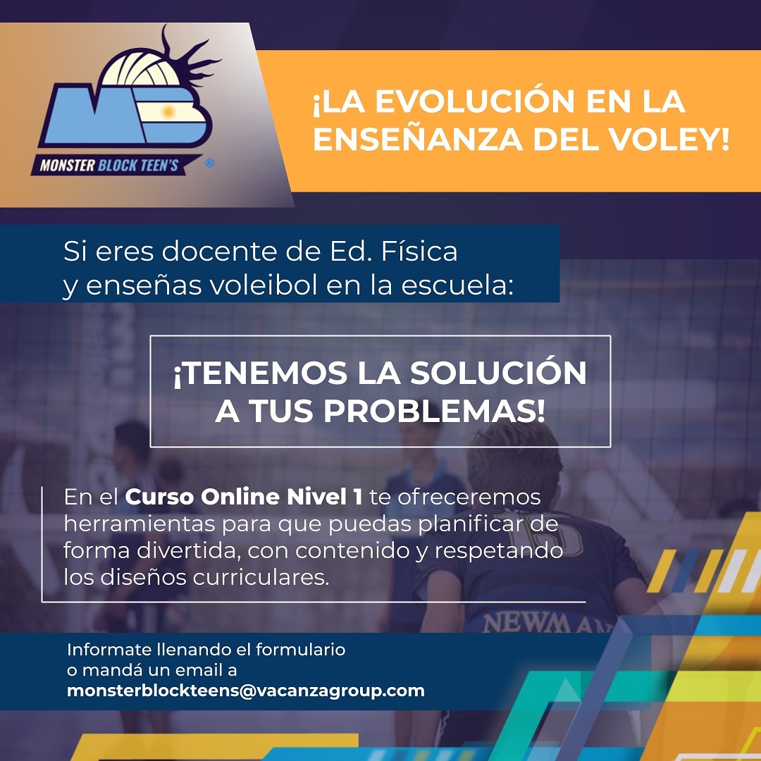 Atención profesores y entrenadores de MINIVOLEY y escuelita! La manera más divertida de enseñar y aprende a jugar al voley! @monster_block_teens te capacita !
#voleibol #educacion #educacionfisica #profesores #volleyball