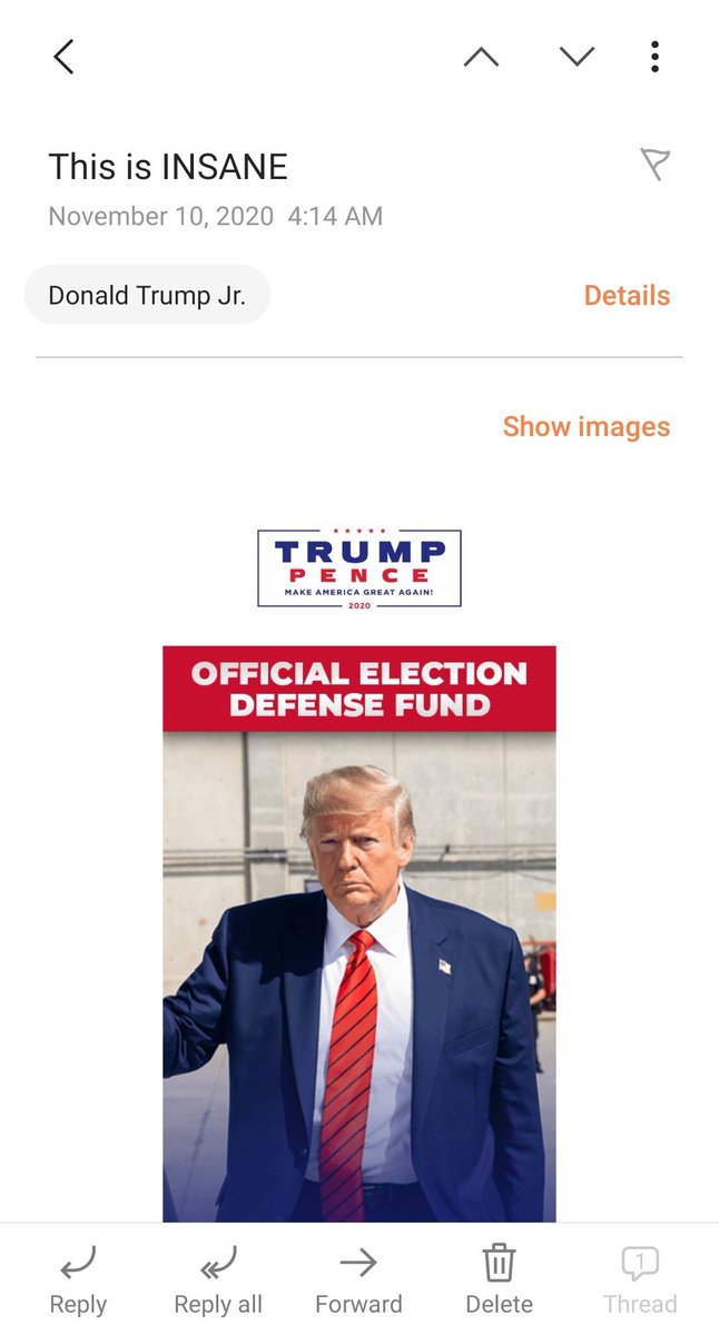 BlueTX2022's tweet photo. They're right - this *is* insane. Trump campaign making some new allegations of voter fraud and cheating this morning (or at least first I've seen of them.)
#TrumpOut
#TimeToTransistion https://t.co/7PgLacNrT6