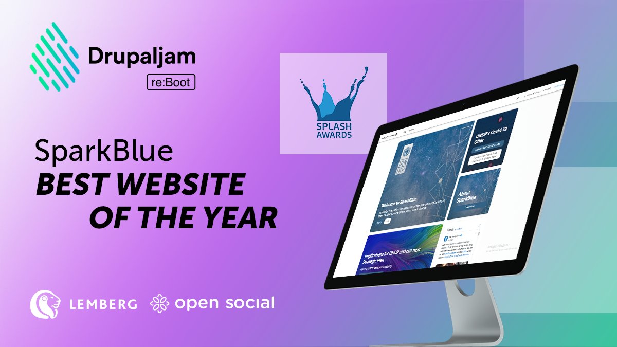 WeAreLemberg's tweet photo. #SparkBlue has won the #SplashAward for the best #Drupal website of the year!

The #Lemberg team is grateful to have been involved in the delivery of this top-notch award-winning solution. Congratulations to our partners from @OpenSocialHQ and the team on this achievement! https://t.co/cII7ZqWnJt