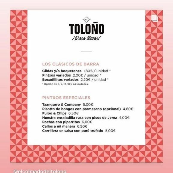 eldelfindigital's tweet photo. ¡Unidos somos más fuertes!

📢Desde @eldelfindigital queremos darle visibilidad a todos aquellos #bares y #restaurantes de #VitoriaGasteiz que ahora mismo están ofreciendo servicios de #takeaway o #delivery.

👉 @Tolonoseleccion @ElTolono https://t.co/SJbO6uC6gk