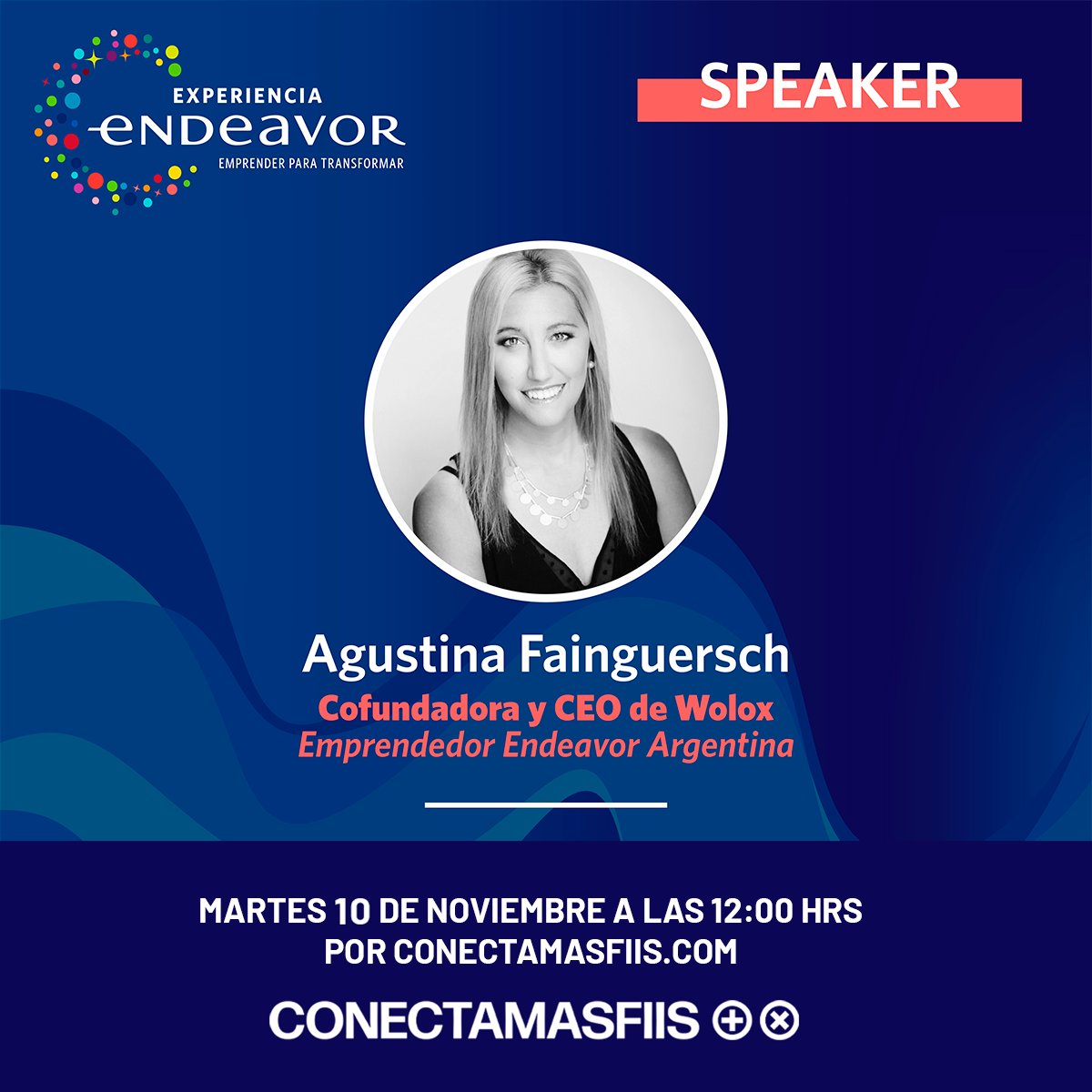 Corfo's tweet photo. ¡Revisa la programación de @conectamasfiis! Hoy temas como #innovación y #educación, experiencias de emprendimientos y ¡mucho más! ➡️https://t.co/0i3w3mAfK0 https://t.co/jOyUnBbF8c