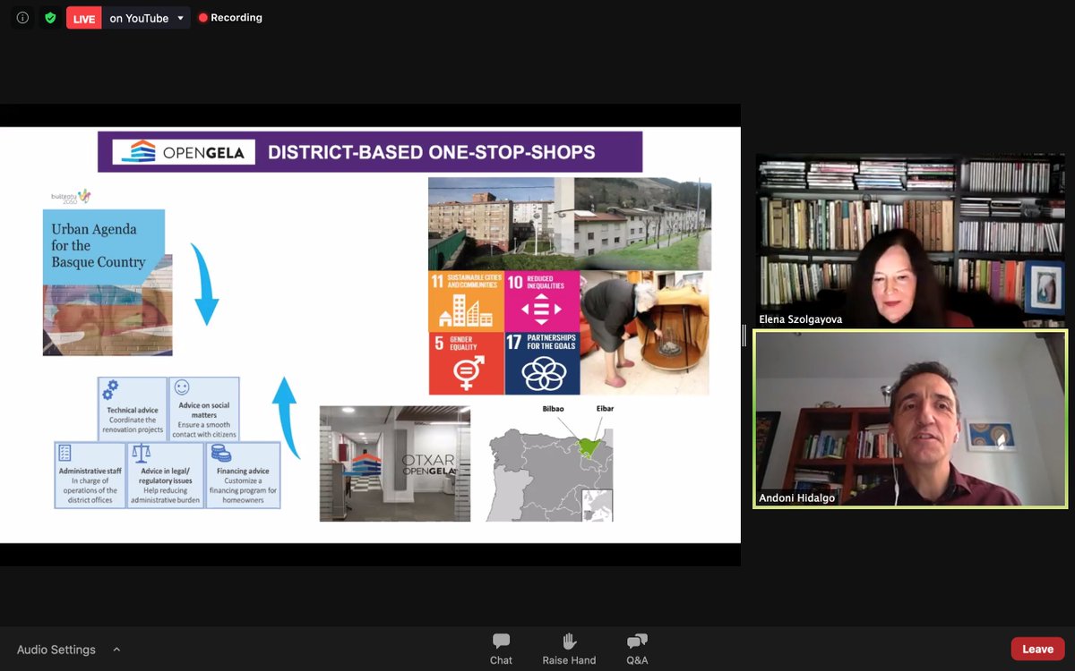 'The #onestopshop is an innovative tool to provide assistance to residents during the entire #renovation  process and to establish a high-level of #trust ' 🌱🏡 says @AndoniHidalgo from @opengela at #housing2030 #energyefficiency #engagement @HousingEurope @UNECE @UNHABITAT #SDGs