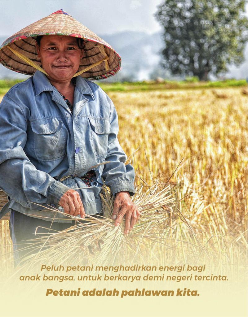 Perjuangan para petani berhasil menjadikan sektor pertanian sebagai penyelamat perekonomian Indonesia di tengah hantaman krisis yang melanda akibat pandemic Covid-19. #PetaniPahlawanKita