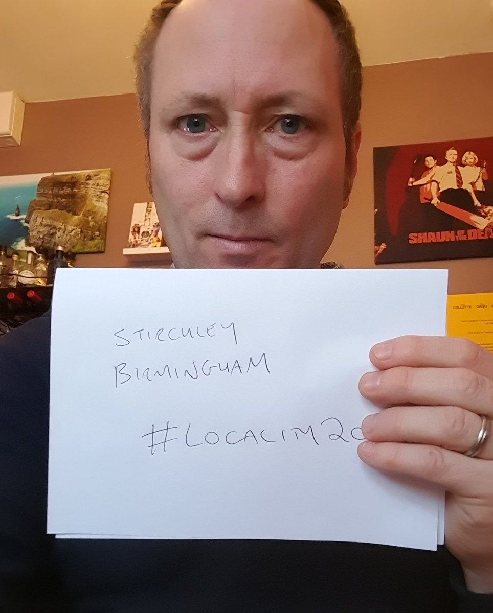 Here in Birmingham, attending this year's #locality20 - looking forward to hearing many great examples of people working in their local communities in these challenging times