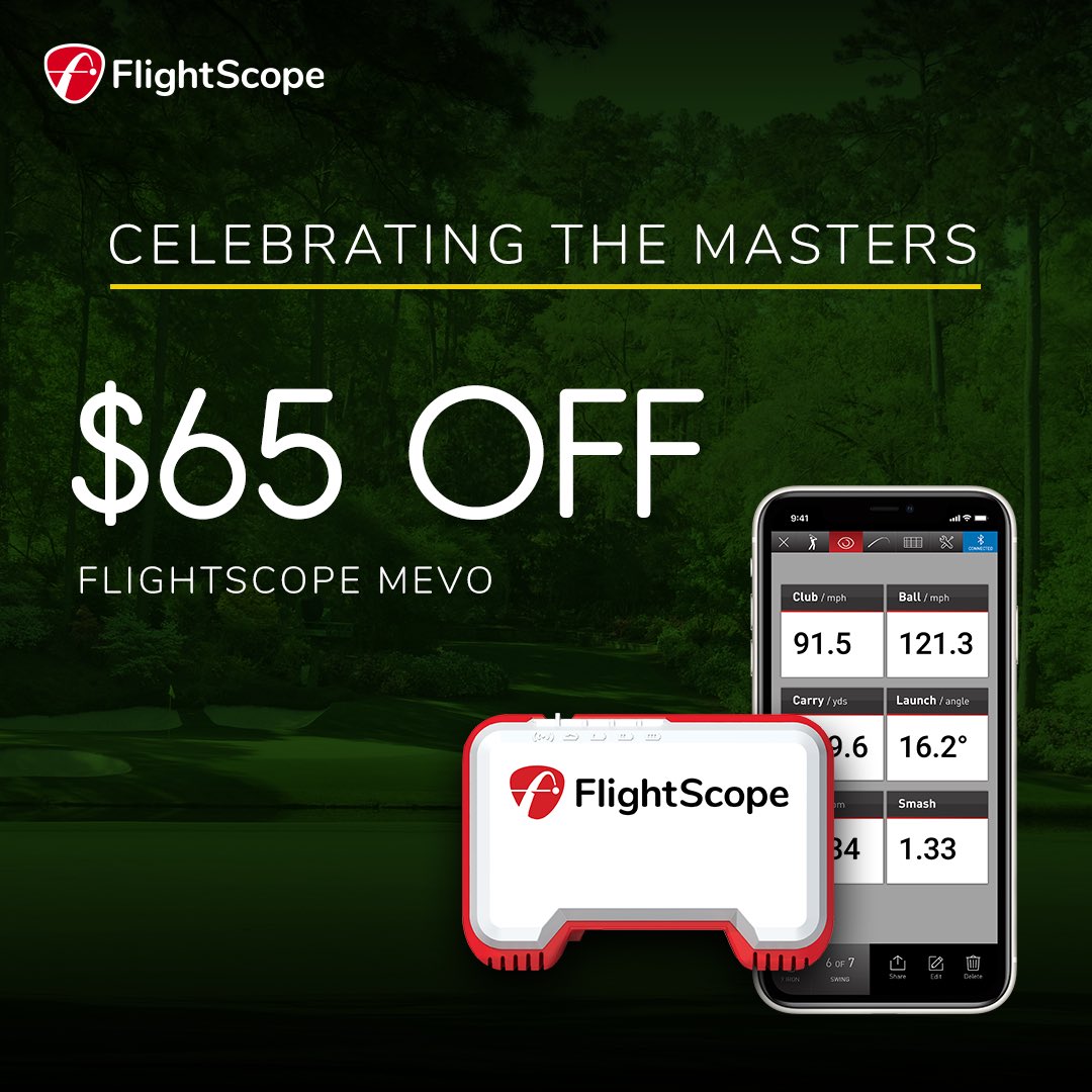 nothing2scratch's tweet image. Massive discount for Masters week 👌 Perfect timing for the winter grind as well! USE CODE - ‘FNTS10’ mevo.golf/3c4QF32