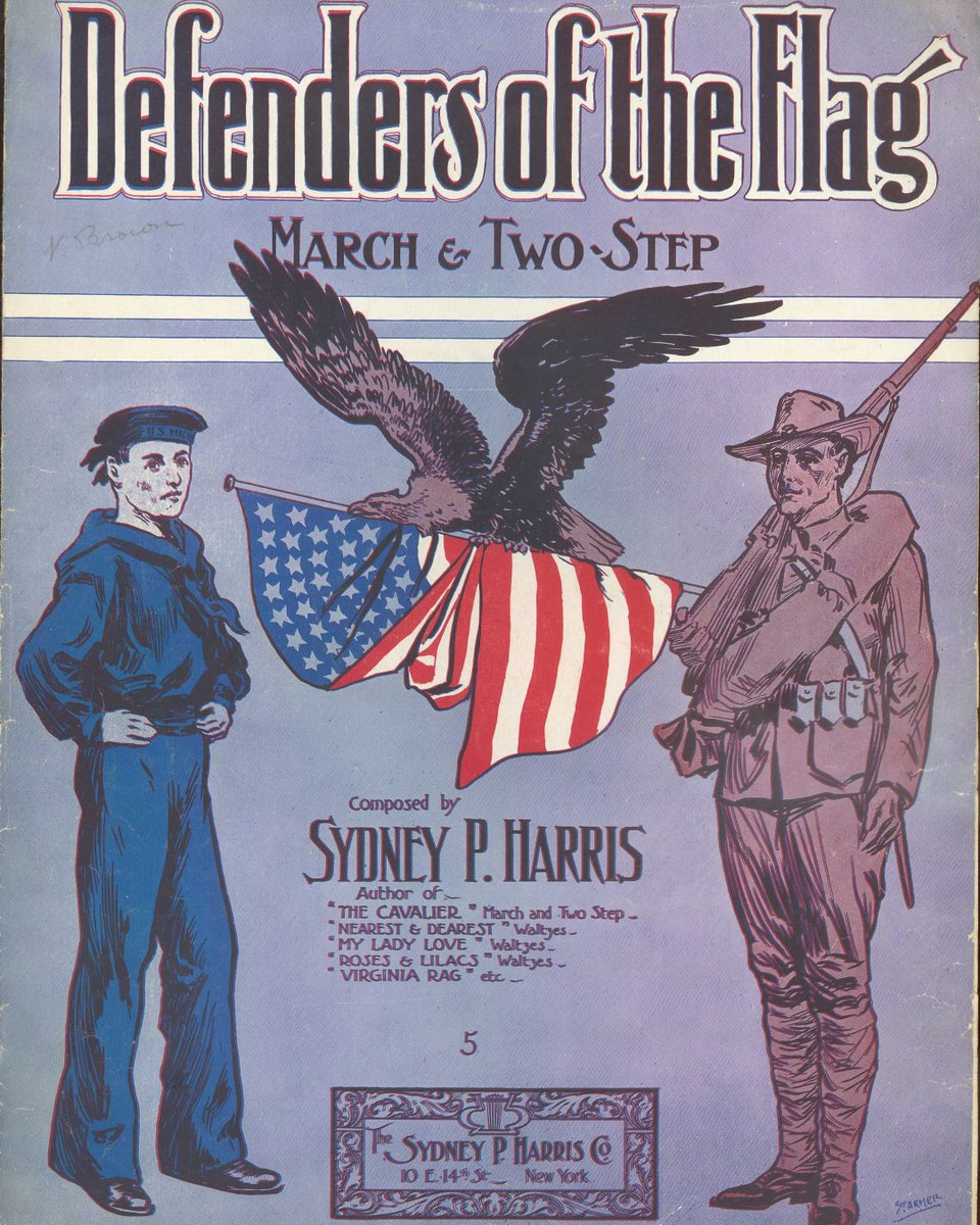 In honor of Veteran's Day we are joining the #ArchivesHastagParty of #ArchivesVeterans. This sheet music is from the Ray Avery Collection. #MusicArchive