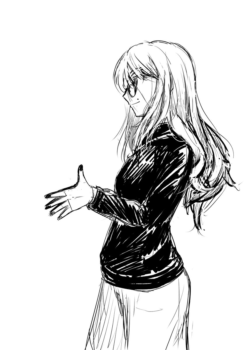 金髪varと黒髪verでキャラデザしてました。 とりあえず太眉は外したくないキャラ属性である… もうちょっと子供っぽい体格にしたくもあるけど、すでに低身長スレンダーとしてミドリちゃん居るからポジション被るってのがある