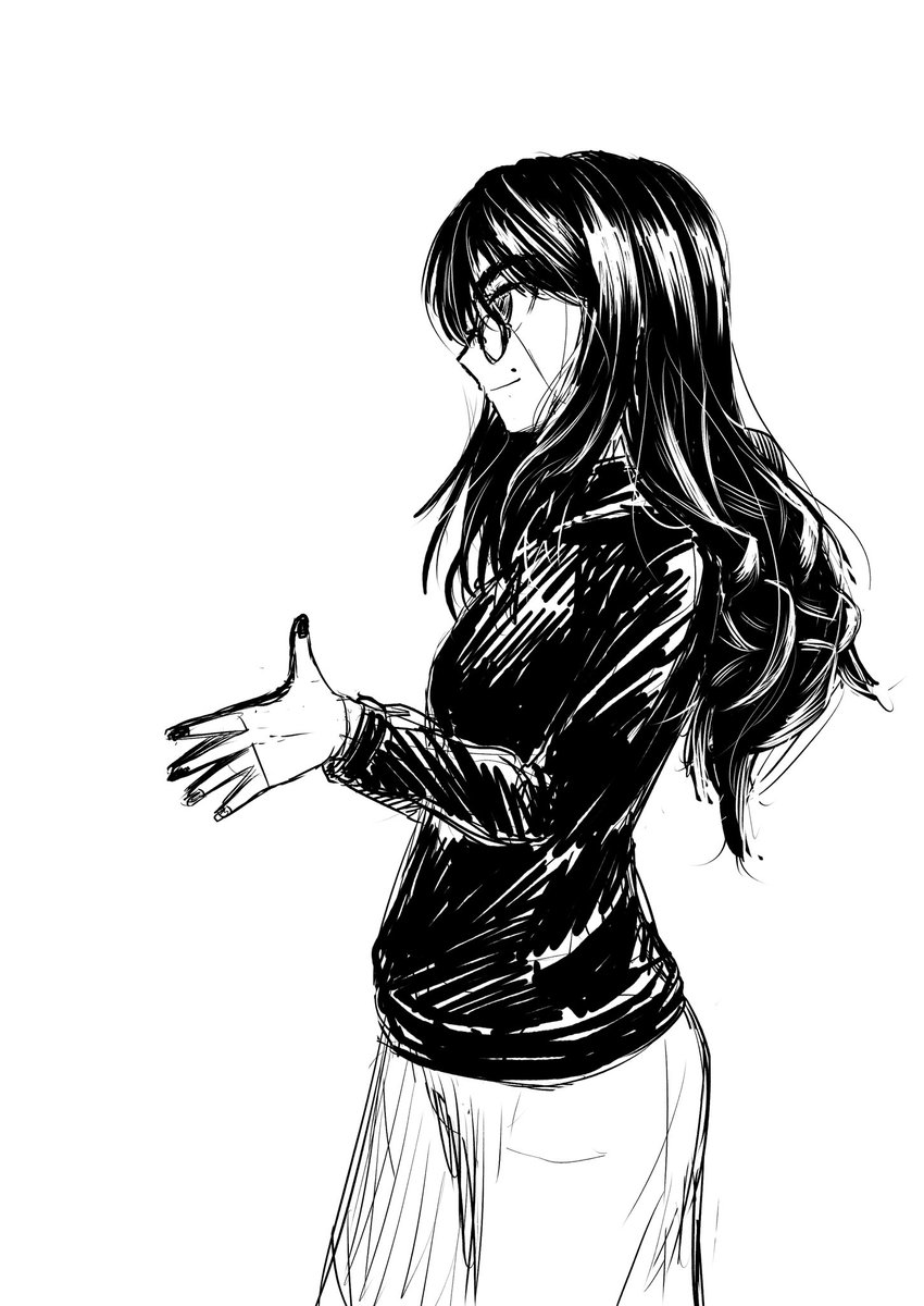 金髪varと黒髪verでキャラデザしてました。 とりあえず太眉は外したくないキャラ属性である… もうちょっと子供っぽい体格にしたくもあるけど、すでに低身長スレンダーとしてミドリちゃん居るからポジション被るってのがある