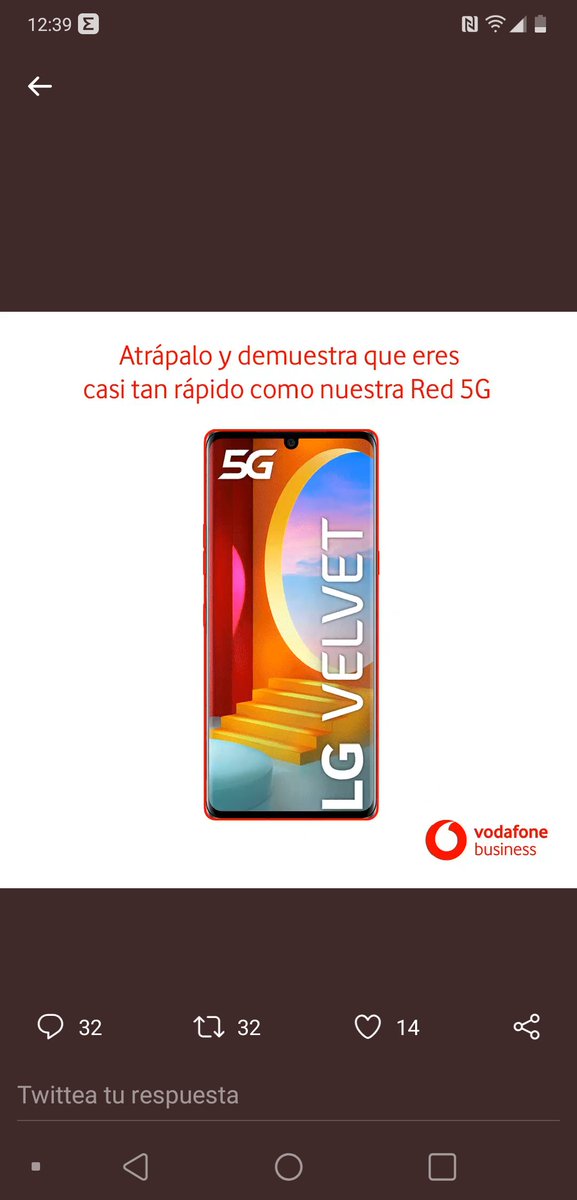 edumagnus's tweet photo. @VodafoneEmpresa @lgespana #Vodafone5G atrapado! https://t.co/zfqSpjpvzV
