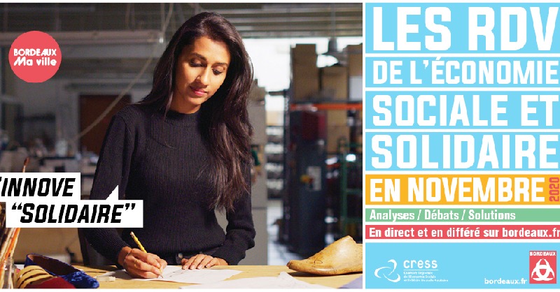 Bordeaux's tweet photo. Quelle place pour l’économie sociale et solidaire dans la transition écologique et solidaire ? 
Avec @PierreHurmic, @AANZIANI, @al_rousset, @MahelCoppey et Jean-Luc Gleyze. Conférence en ligne le 01/12 à 16h30.

👉https://t.co/HGEO0TaITs
#BXlive #ESS #bordeaux
@mois_ESS https://t.co/KPcDONgdEJ