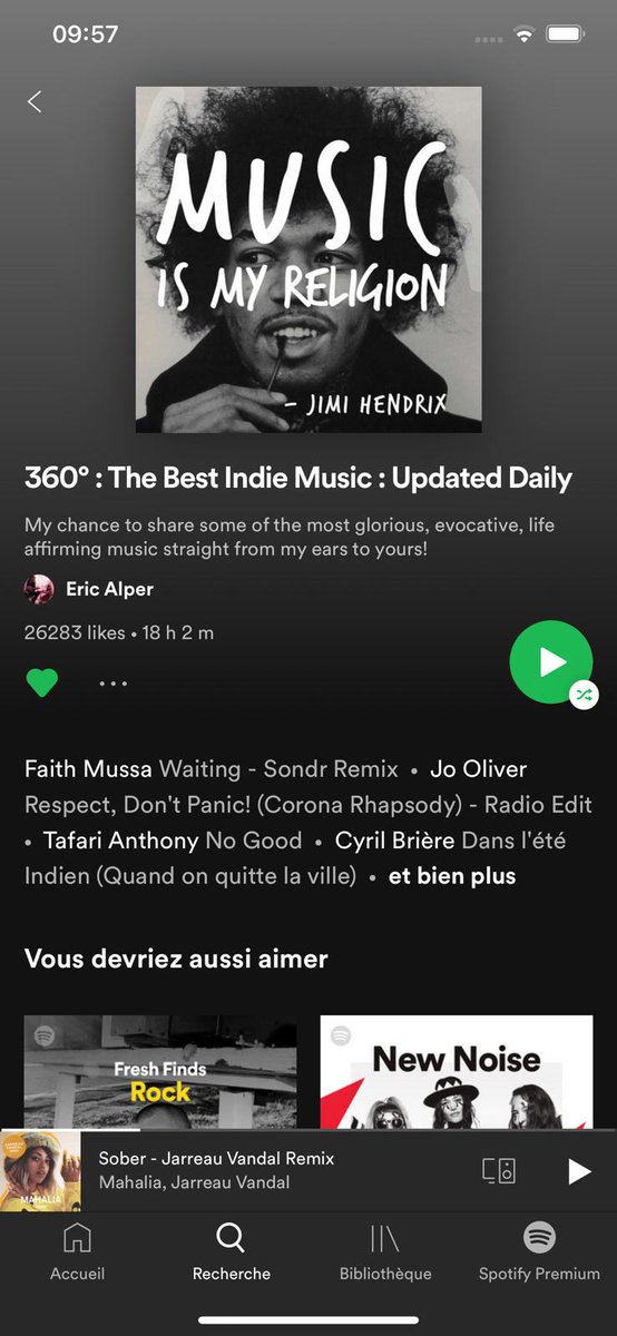 webimagineserv2's tweet photo. My first track I Wonder from my new album More is a new entry of Eric's Alper's Best Indie Music PlayList with more than 26k likes! So proud and happy, thank you! #more #iwonder #michaeljacob #YouTube #music #musica #musique #MusicOnTheRoad #playlist #playlisttwitter #ThankYou https://t.co/7xyJa4bRpf