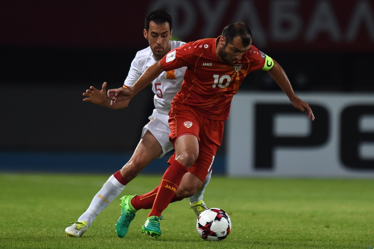 UEFAEURO's tweet photo. ©️ Who's your nation's best-ever captain?⁣

🇲🇰 Goran Pandev has made 113 international appearances &amp; scored 35 goals 🤩

#EURO2020 https://t.co/mqlNrNcvha