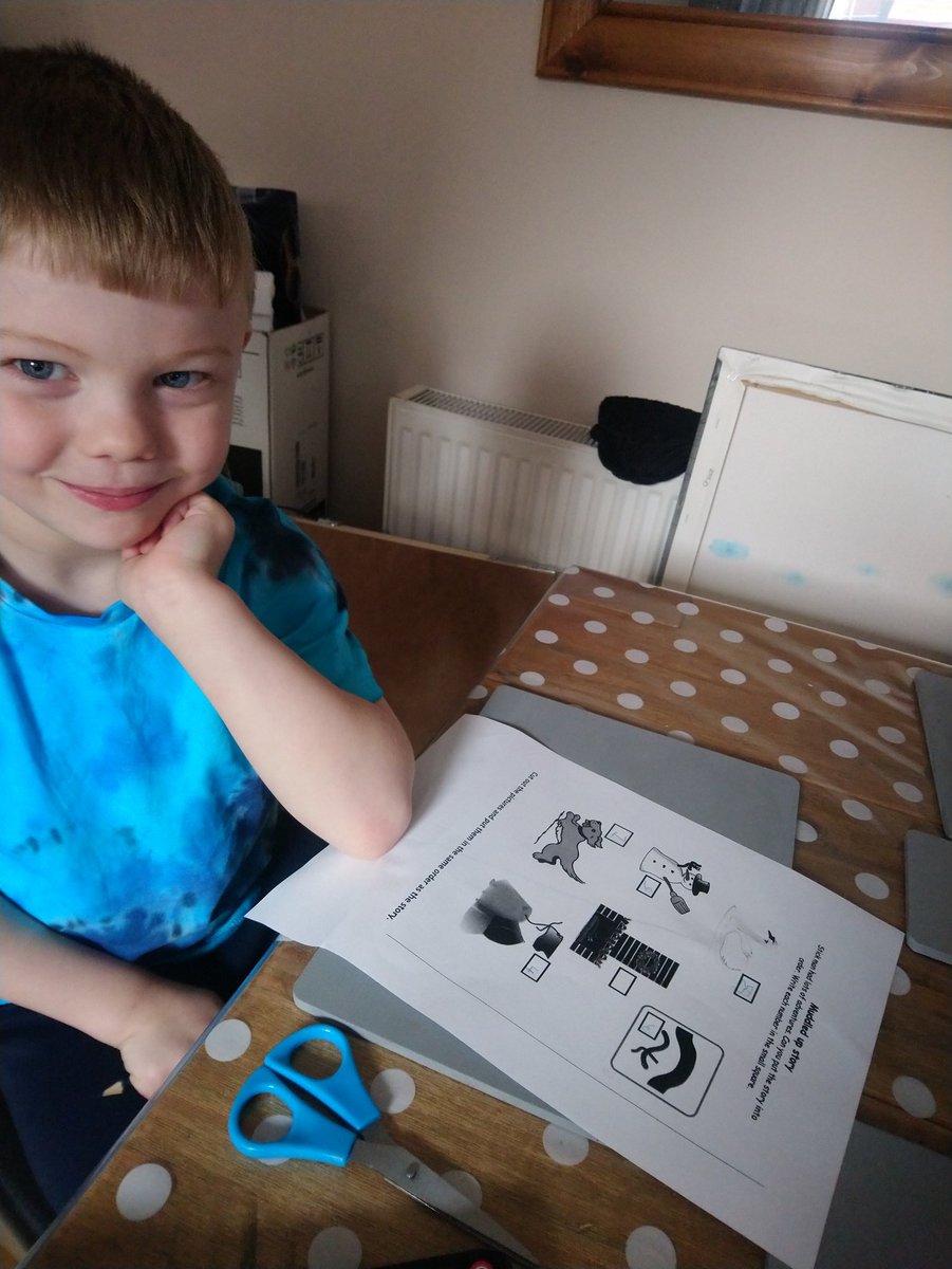 spamueljackson's tweet photo. @OPALG_RSS2021 @OPALG_RSS2021 even though Jenson is having to isolate we have watched the stickman and doing the activities https://t.co/dhZt3dfUfq