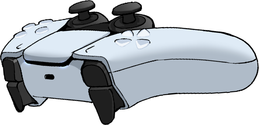 需要が存在するか本当に謎なんだけど、PS5コントローラーとそれを持っている手のイラスト素材を描いた。

改変等一切自由ですんでもし使いたかったらどうでも好きに使ってください。
報告も不要
#Vtuber 