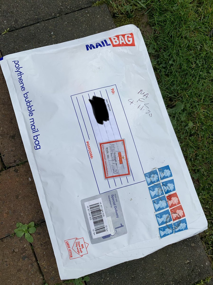 JohnnyMercerUK's tweet photo. I publicise this stuff not because I want sympathy - I’m very privileged. 

But I do think people should be aware of what getting involved in politics is really like in 2020 Britain. This was mailed to my wife (not me) this morning. 

Tracked as well 🤦🏽 https://t.co/sLcTBnLDwv