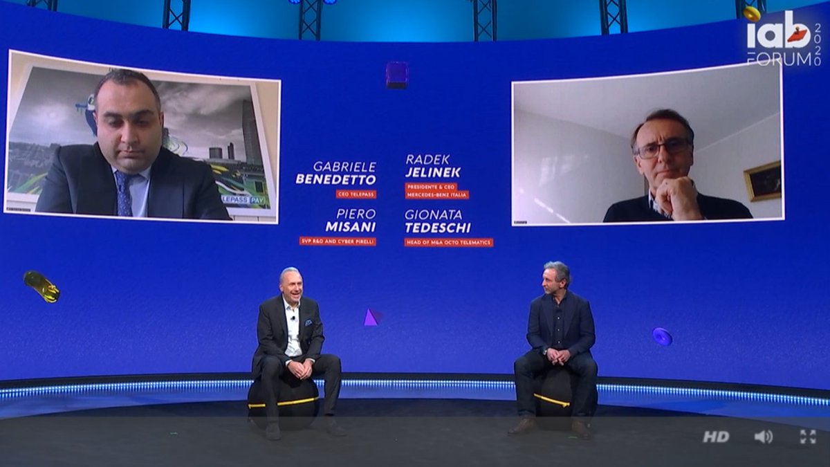 "La mobilità è fatta di tante cosa, non solo più l’auto. Basta vedere le Smart City, con tante nuove iniziative per spostarsi all’interno della città" - <a href="/GabriBen/">Gabriele Benedetto</a> CEO di <a href="/Telepass/">Telepass</a>

#IABForum #IABForum2020 #WelcomeToMetaverse <a href="/IABItalia/">IAB Italia</a>