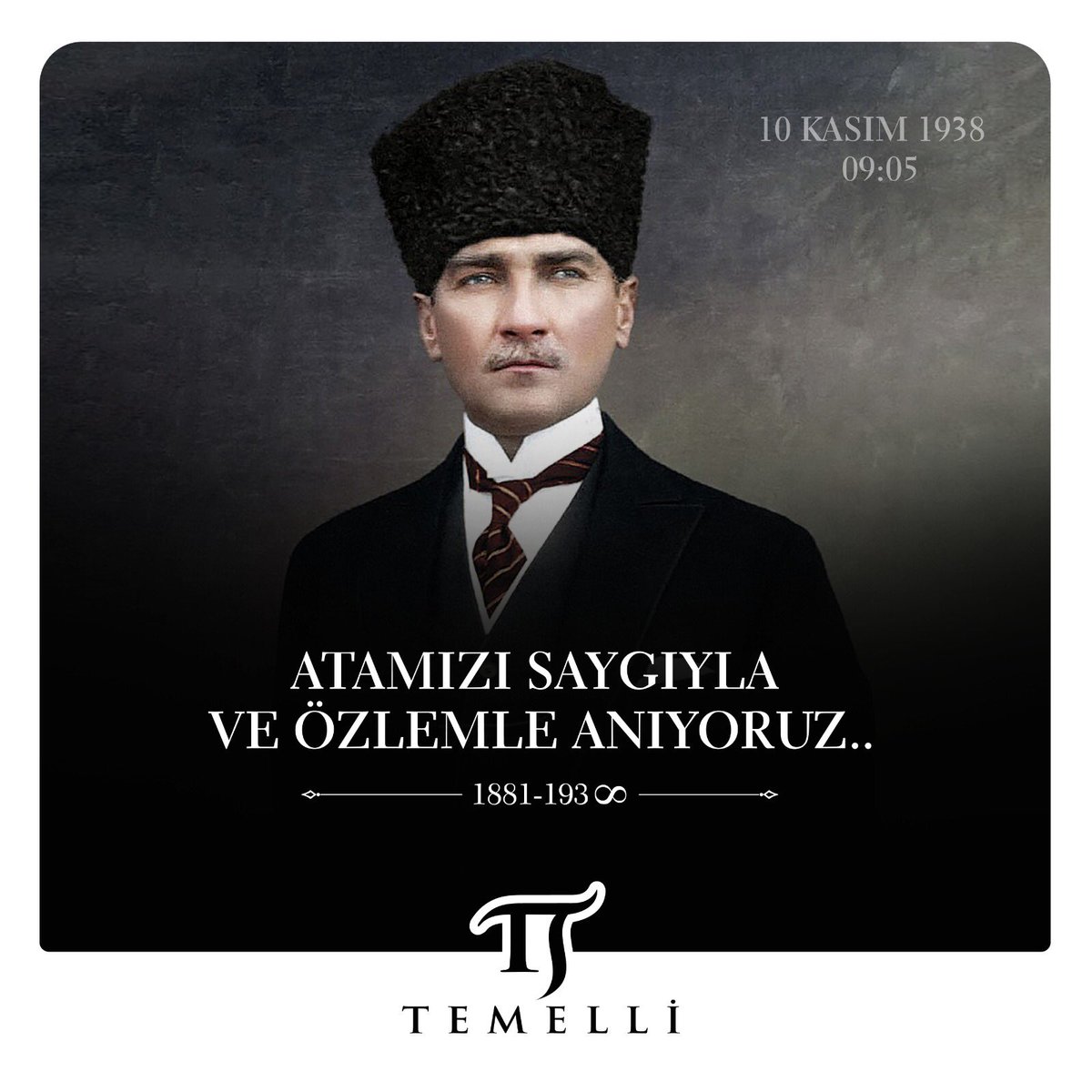 TemelliStore's tweet photo. #10Kasim #ATATURK #saygıylaanıyoruz #YASIYOR #sevgiveozlemle https://t.co/SJPzkyrYzK