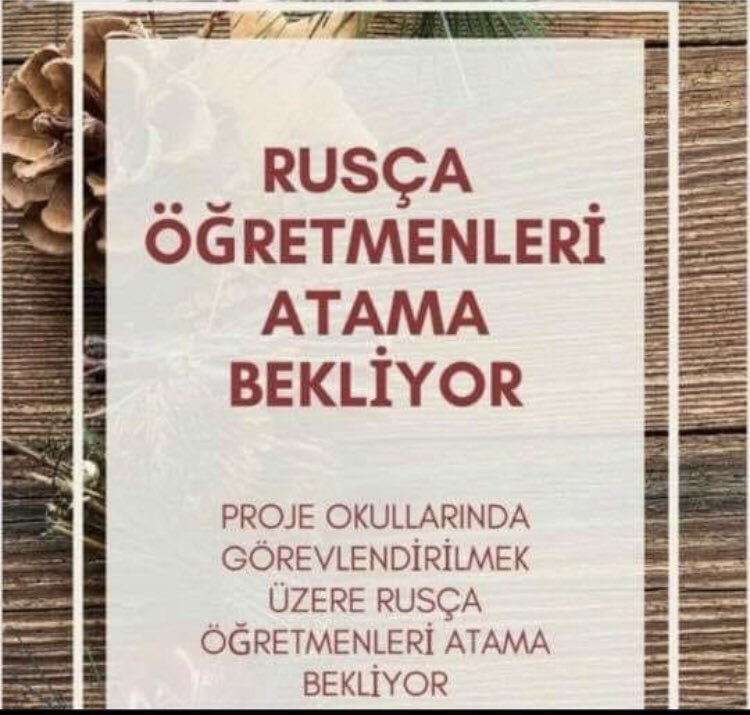 eylulsevinc's tweet photo. Rusça öğretmenleri atama bekliyor
#rusçaöğretmenleriatamabekliyor https://t.co/BraOhBhKh6