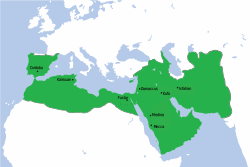 During the medieval period, the Arab world saw three major caliphates -Rashidun Caliphate (632–661)Umayyad Caliphate (661–750)Abbasid Caliphate (750–1258). In 1258, the Mongol Empire sacked Baghdad, ending the Abbasid Caliphate.