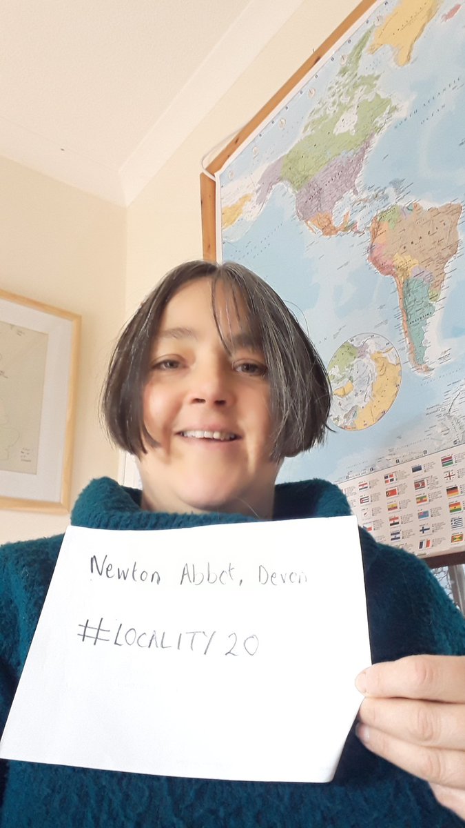 Joining Locality Unconvention from Newton Abbot, Devon. Wish I was sat next to my colleague who is at her first convention. #Locality20