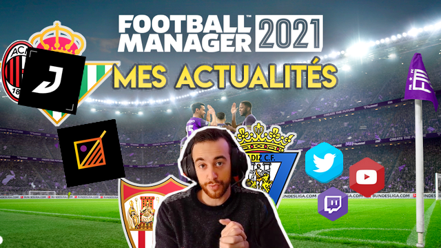 Vidéo récapitulative de mes dernières actualités, et de la transition de #FM20 vers #FM21. Carrières, stream, eSport, FM21...
>> youtu.be/PR2Xyr_NP3M  <<