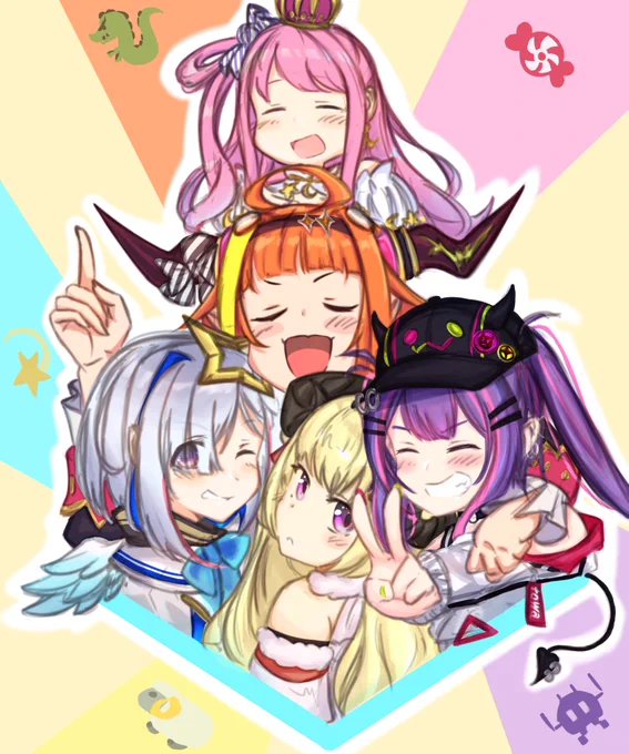 ホロライブ4期生
https://t.co/kAlhWLLD8N
#つのまきあーと #TOWART  #みかじ絵  #かなたーと #ルーナート @tokoyamitowa @tsunomakiwatame @kiryucoco @amanekanatach @himemoriluna 