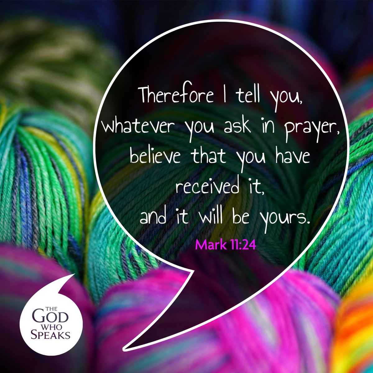 catholicEW's tweet photo. Therefore I tell you, whatever you ask in prayer, believe that you have received it, and it will be yours.

Mark 11:24

#GodWhoSpeaks https://t.co/ETeRkhkWx2