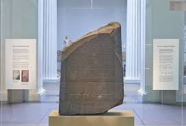 6/22 When Pierre Bouchard discovered the  #rosettastone in Egypt in 1799, the world finally figured out what the ancient Egyptians meant when they engraved pictures on stone. This gave way to alphabets and writing, and then to typewritten text, and then on to text messages.