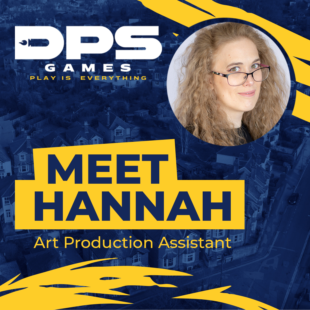 DPSGamesStudio's tweet photo. Meet DPS Gamer Hannah 🎮  - our awesome and totally talented Art Production Assistant at DPS Games! ✨  Check out her bio here #PlayIsEverything #MeetTheTeam https://t.co/aYteFa1Qcz