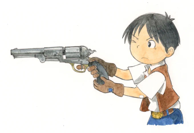 10年くらい前にこんなの描いてた #いい銃の日