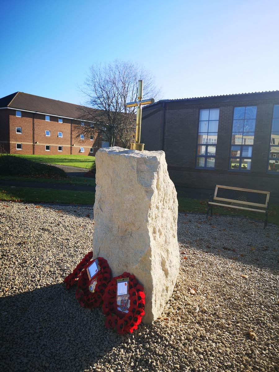 AlbionStone's tweet photo. We donated some Portland Stone to Bovington Garrison Church.  The stone was the focus of their Remembrance Day Commemorations. #RemembranceDay  #Portlandstone https://t.co/c3h0GKktqM
