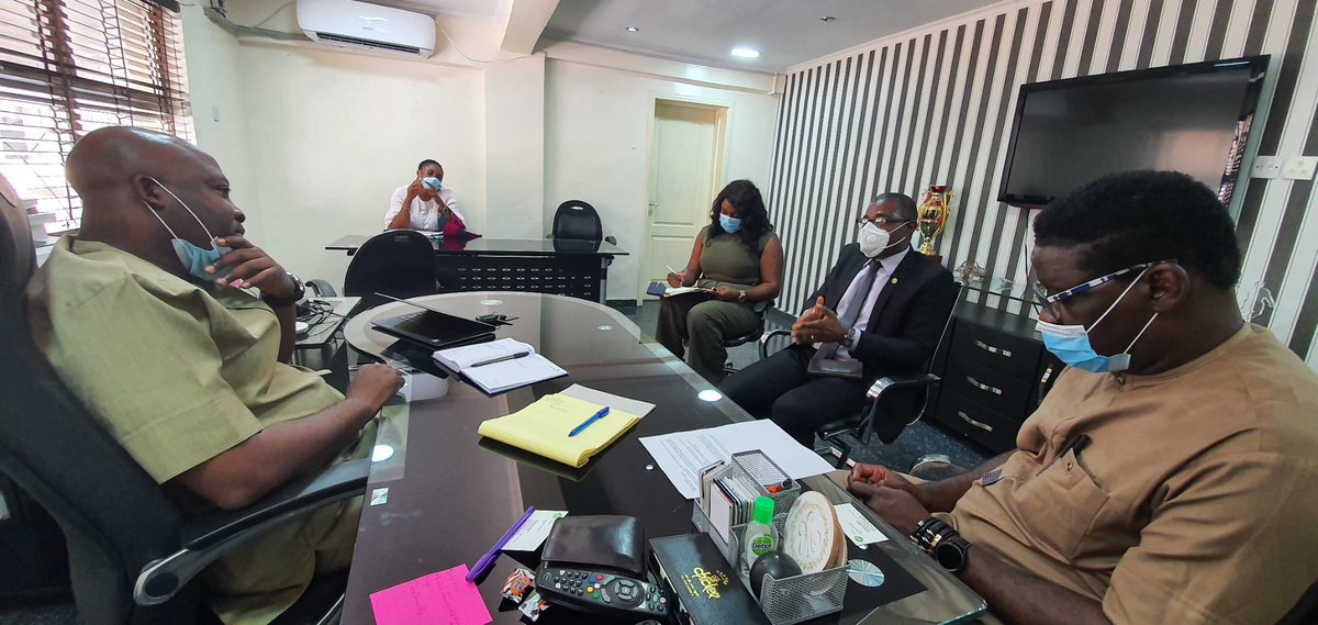 solaiyeps's tweet photo. Earlier this morning, I held a meeting with a team from @GloWorld to discuss partnerships opportunities between Glo &amp; @thelssc. As sports makes a full return, we look forward to creating more opportunities &amp; platforms for discovery/expression for young people in sports in Lagos. https://t.co/2Qhn3uJbEo