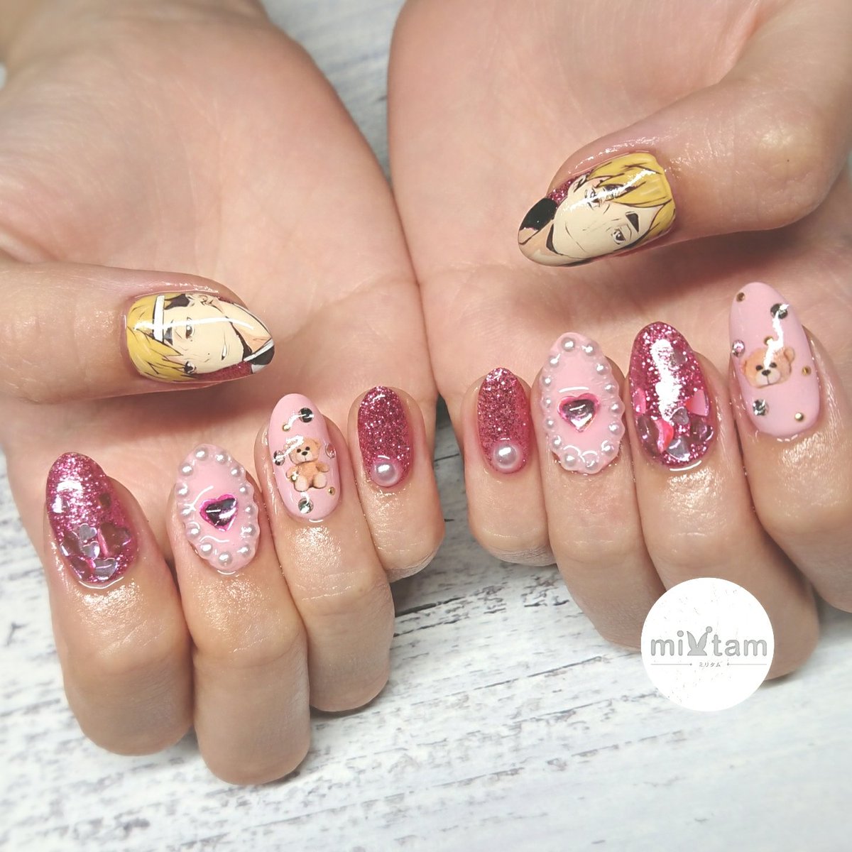 ミリ Nailmilitam ミリタム 大阪 痛ネイル ハイキューネイル 宮侑 ハイキュー ご来店ありがとうございました ネット予約 T Co Gzjqsllfxd キャラネイル大阪 大阪痛ネイル ミリタム痛ネイル 谷九ネイルサロン