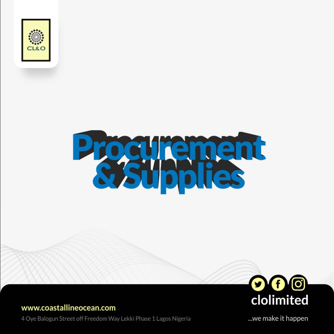 clolimited's tweet photo. Let us handle your procurement and supplies.
.
Talk to us
08129083110 08129083107
#Coastallineocean
#Training
#Recruitment
#Facilitation
#Logistics
#HumanResources
#Lagos
#Nigeria
#Humancapitaldevelopment
#Jobsearch
#Jobalerts
#Hotnigerianjobs
#ourservices
#logisticalservices https://t.co/RtU4DuOhFp