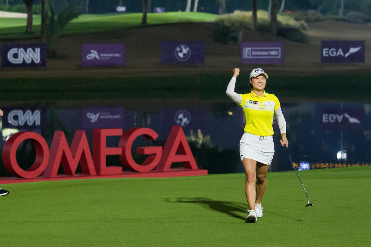DubaiDCGolf's tweet photo. What an incredible week at the OMEGA Dubai Moonlight Classic 🌒
It was amazing to see so many stars tee it up under the lights on the Faldo Course for 3 fantastic days of competition - thank you and we can't wait to welcome you back! ⛳🏌🏽♀️ #ODMC #TimeToShine #MadeForGreatness https://t.co/mRufL7ibst