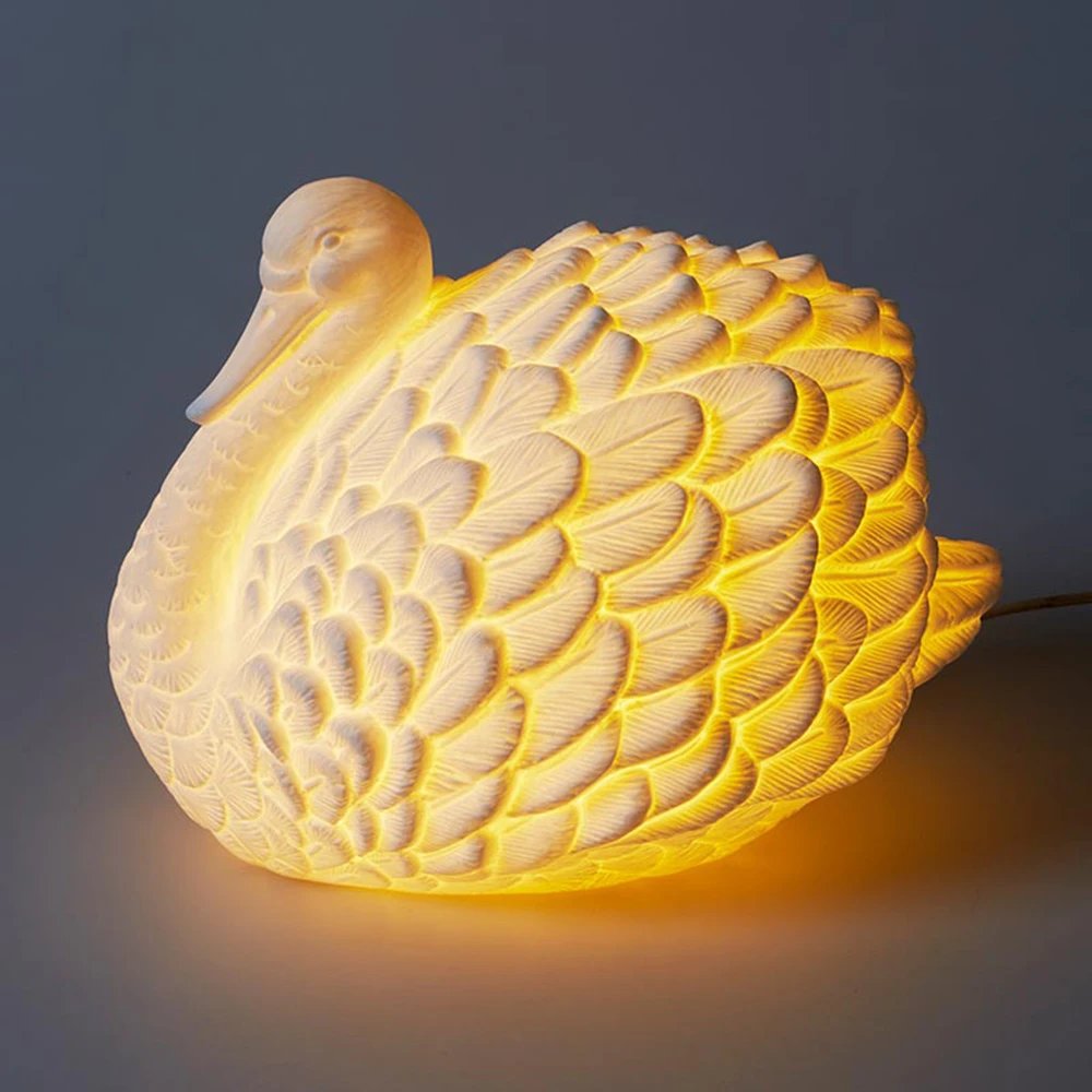 I helpfully sent a picture of said swan