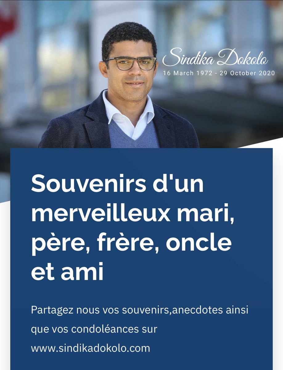 Souvenirs d'un merveilleux mari, père, frère, oncle et ami. Partagez nous vos souvenirs,anecdotes ainsi que vos condoléances sur sindikadokolo.com