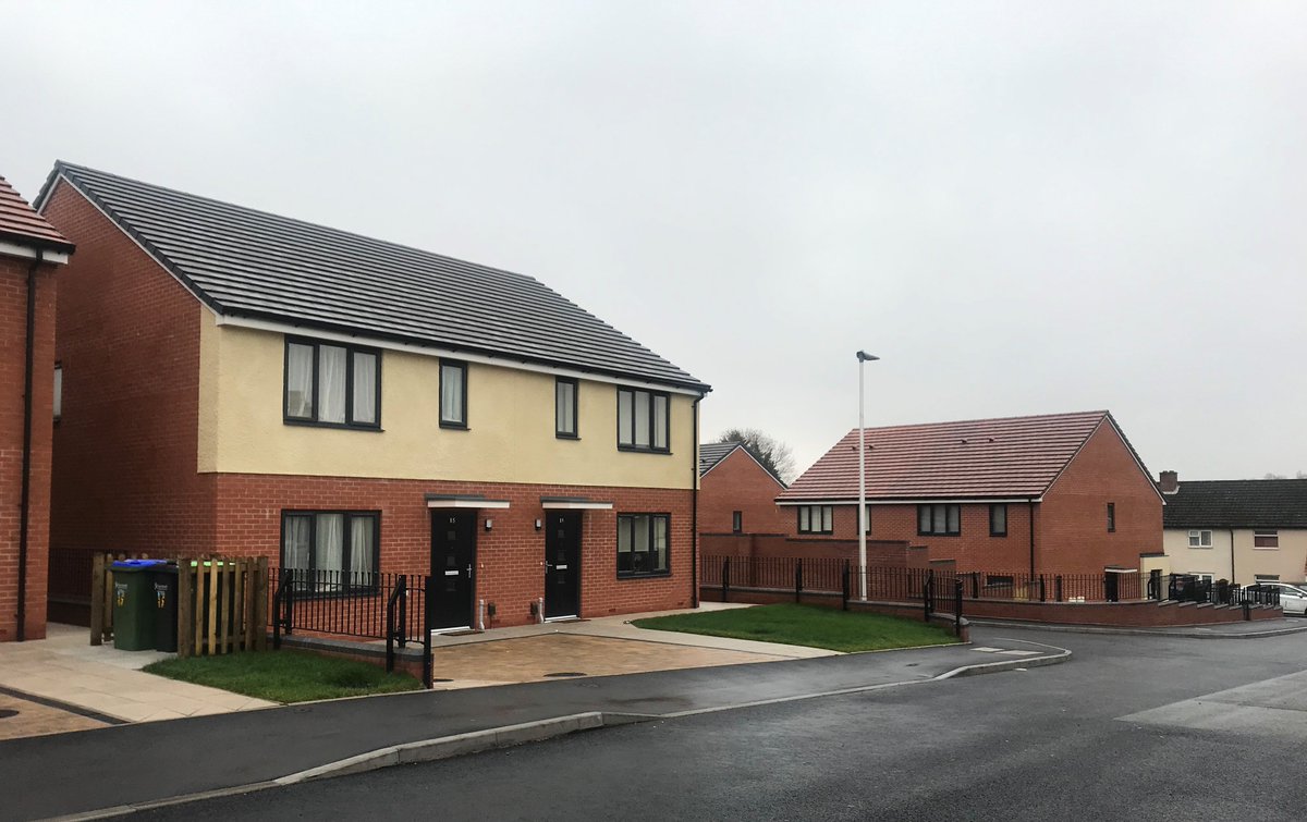 New homes on the Newton Ward.  Works were halted due to the first lockdown but have since been completed and now all 47 council properties have been handed over to tenants #CouncilsCan