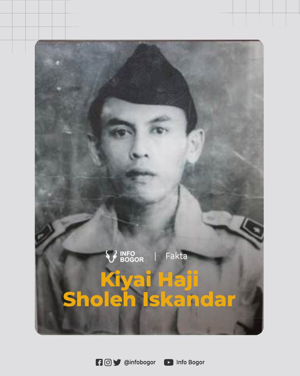 Selamat  #HariPahlawanNasional,  #Bogorian!Hari ini, kita kenalan sama salah satu tokoh asli  #Bogor yang semasa hidupnya berjasa dalam upaya memperjuangkan kemerdekaan Indonesia di wilayah  #Bogor, yuk!. #infobogor  #pahlawanbogor  #pahlawanindonesia  #khsholehiskandar  #welovebogor
