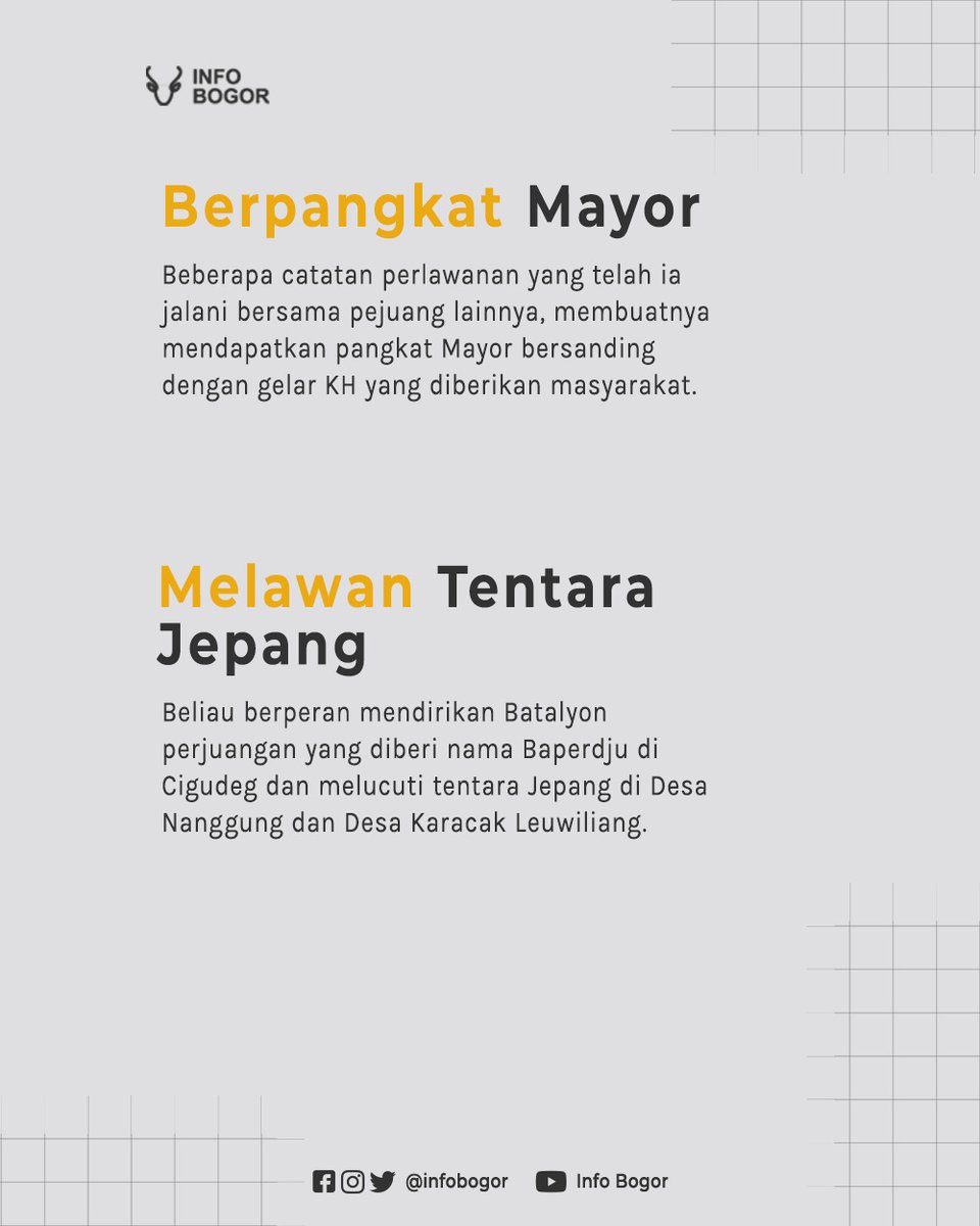 Namun sayangnya, hingga kini beliau belum termasuk sebagai salah satu Pahlawan Nasional di Indonesia.  #infobogor  #haripahlawannasional  #pahlawanbogor  #pahlawanindonesia  #khsholehiskandar  #welovebogor