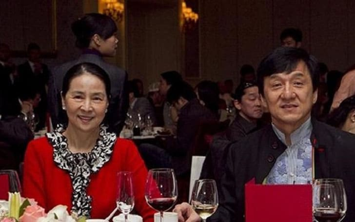 Джеки чан семья жена. Линь Фэнцзяо и Джеки Чан. Жена Джеки Чана Линь Фэнцзяо.