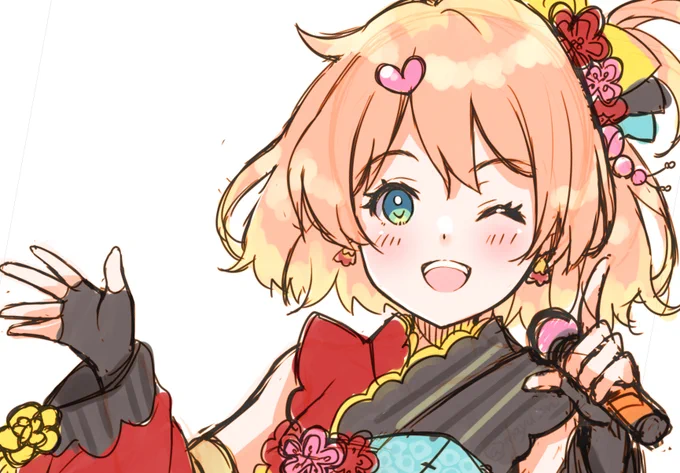 ファンボックスのご支援お礼リクエストでフレイアちゃんwip(トリミング)
衣装のキモノシュティール、かわいくて描いててたのしい 