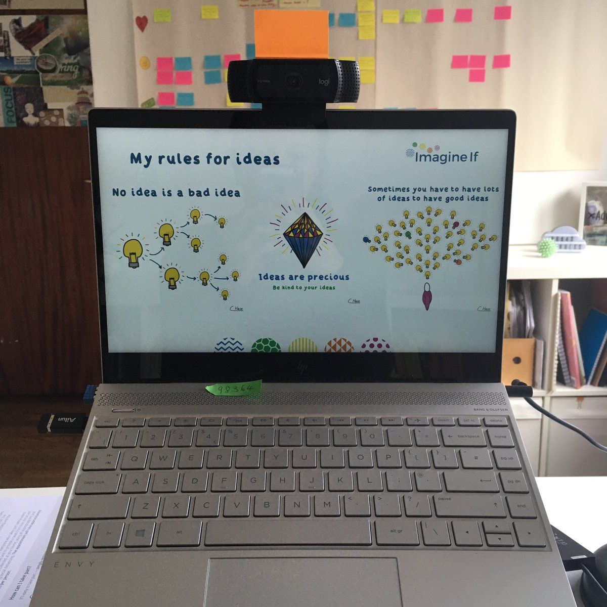 fromimagineif's tweet photo. Loved doing today’s “How to have great ideas (and what to do with them)! session as part of @LBFestival Some great ideas had and shared between participants and it was fab to see them stay on and help each other at the end too. #TheIdeasLady #Ideas #LBF2020 https://t.co/AovKRlmg4g
